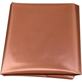 EMF Protection Fabric - Shielding RF & LF Electromagnetic Fields Anti Radiation Copper Fabric Blocking, Black 39"x43"