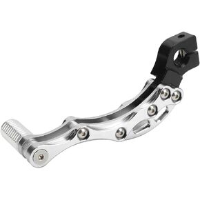 Kick Starter Kickstarter Lever Motorcycle Kick Start Lever Kick Starter Start Lever High Strength Aluminum Alloy Universal Accessory for Motorcycle Scooter(Silver)