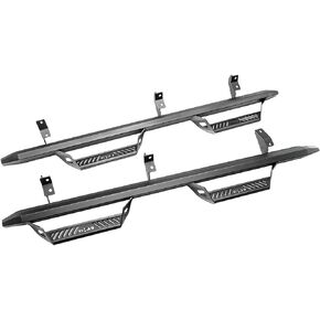 N-Fab Predator Pro Steps for Silverado/Sierra | Cab Length, Rust-Proof Aluminum, Textured Black | PRC0784CC-TX | Fits 2007-2013 Chevrolet Silverado/GMC Sierra 1500, 2007-2010 2500 / 3500 Crew Cab