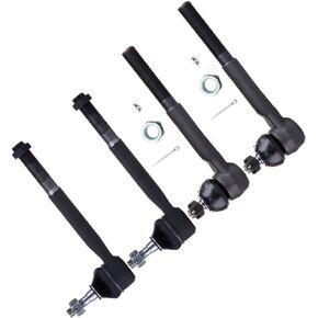 SCITOO 4-PC SET Suspension Kit For Cadillac Escalade For Chevy Blazer K1500/K1500 Suburban K2500/K2500 Suburban K3500 Tahoe For GMC K1500/K1500 Suburban K2500/K2500 Suburban K3500 Yukon Tie Rod End