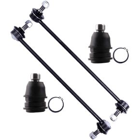 SCITOO 4-PC SET Suspension Kit For Hyundai Santa Fe For Kia Sorento Front Sway Bar End Link,Lower Ball Joint