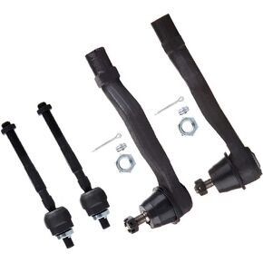 SCITOO 4-PC SET Suspension Kit For Acura Integra For Honda Civic/Civic del Sol Inner Tie Rod End,Outer Tie Rod End