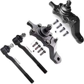SCITOO 4-PC SET Suspension Kit For Toyota 4Runner Lower Ball Joint,Outer Tie Rod End