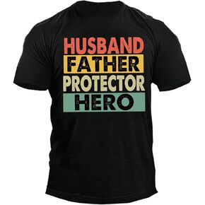 زوج حامي بطل تي شيرت الآباء يوم بلايز لأبي الأب الجدة الرجال قميص حجم M L XL XXL 3XL in Kuwait