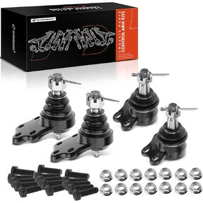 A-Premium Set of 4, Front Upper & Lower Ball Joints Kit, Compatible with Dodge Durango 2000-2003, Dakota 2000-2004, RWD Only