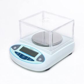 U.S. Solid Digital Precision Scale Analytical Balance Electronic Lab Scale 0.01 g (5KG), 4pcs 500 g Calibration Weight