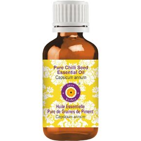 Deve Herbes Pure Chilli Seed Essential Oil (Capsicum annum) Steam Distilled 5ml (0.16 oz)