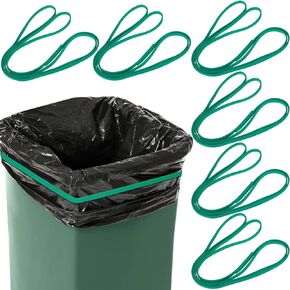 Shappy 6 Pieces Trash Can Rubber Bands Silicone Rubber Bands for 95-96 Gallon Trash Cans, 30 Inch Elastic Moving Boxes, Transport Boxes for Home Office School Indoor and Outdoor(6 Pieces)