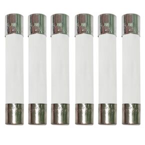 20 Amp Microwave Fuse XFFCSEC 20a Ceramic Fuse 20a Fuse 250V Slow-Blow Compatible and Universal Replacement for WB27X10388 and Other Microwaves (6 PCS)