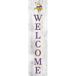 Fan Creations NFL Minnesota Vikings Unisex Minnesota Vikings 24" Welcome Leaner, Team, 24 inch
