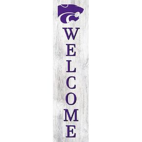 Fan Creations NCAA Kansas State Wildcats Unisex Kansas State 24" Welcome Leaner, Team, 24 inch