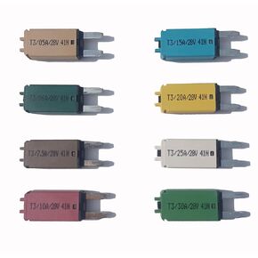 Tiwerlfe 28V DC Manual Reset Switch Low Profile ATC/ATO Reset Circuit Breaker Fuse for Car Marine Trolling Motors Boat ATV 6PCS Mixed (5A, 10A, 15A, 20A, 25A, 30A)