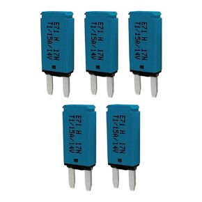 Mini ATM Auto Reset 30 Amp Circuit Breaker Fuse for Automotive Marine RV Car Truck Audio Battery Protection (T1) Automatic Reset (30A, 5 Pack)