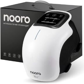 nooro Portable Knee Massager with Heat, Red Light, & Massage Therapy, Relax Tight Muscles and Helps Minor Joint Stiffness and Discomfort, Hands-Free Design