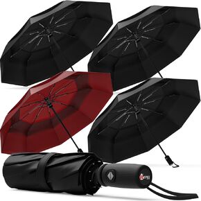 Repel Umbrella The Original Portable Travel Umbrella - Umbrellas for Rain Windproof, Strong Compact Umbrella for Wind and Rain - Perfect For On-the-Go, Car Umbrella, Backpack Umbrella