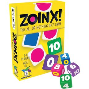 Gamewright Zoinx - The All or Nothing Dice Game Multi-colored, 5"