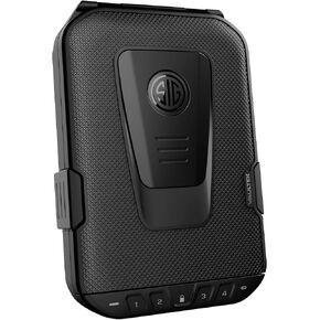 VAULTEK SIG SAUER Edition LifePod حافظة سفر آمنة مقاومة للماء صندوق قفل إلكتروني متين منظم السفر حقيبة مسدس محمولة مع لوحة مفاتيح بإضاءة خلفية