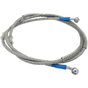 1500mm 150cm Motorcycle Reinforced Hydraulic Brake Oil Hose Line Pipe Fitting Stainless Steel Braided Cable Compatible with Motorcycle Pit Dirt Bike Enduro Motocross Street Bikes Sport Bikes