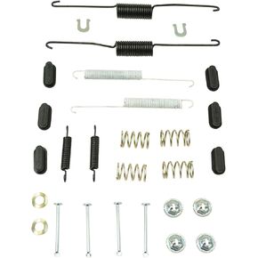 TRQ Rear Drum Brake Shoe Hardware Kit Compatible with Chevy GMC 1500 Pickup Truck