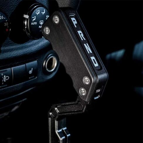MAIKER Black Automatic Gear Shift Lever Knob Shifter Transfer Case Lever Handle Kit Fit for Jeep Wrangler JK 2011-2018 in Saudi Arabia
