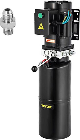 Vevor 110V 10 Quart Hydraulic Power Unit Automotive Hydraulic Pump Dump Trailer Vehicle Mounted Lifter Auto Shop Repair Car Lift Power Unit for Two and Four Post Lift Auto Hoist in Saudi Arabia