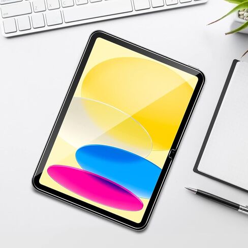 OMOTON [عبوتان] واقي شاشة لجهاز iPad الجيل العاشر (10.9 بوصة) إصدار 2022، زجاج مقسى لجهاز iPad 10، متوافق مع قلم Apple / سهل التركيب in Saudi Arabia