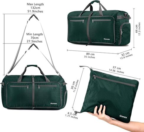 حقيبة جونيكس للسفر سعة 150 لتر مع مكعبات تعبئة مضغوطة in Kuwait