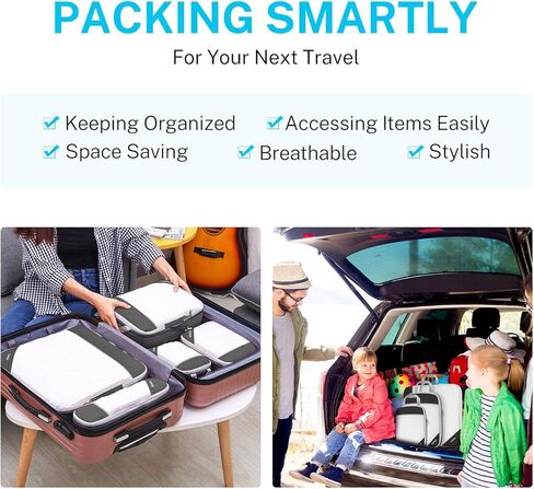 حقيبة جونيكس للسفر سعة 150 لتر مع مكعبات تعبئة مضغوطة in Kuwait