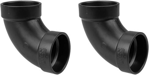NIBCO - I05555H U5807 3 HXH 90 ELBOW ABS، أسود، 3 بوصة (U58073) in Kuwait