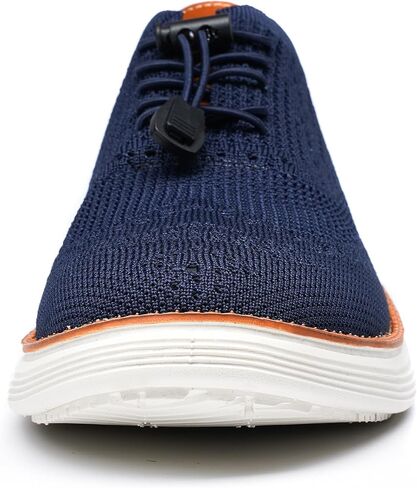 GSOHINO Men's Lightweight Casual Sneakers Dress Oxfords Business Walking Shoes Loafers Comfortable Breathable Mesh Arch Support in Kuwait