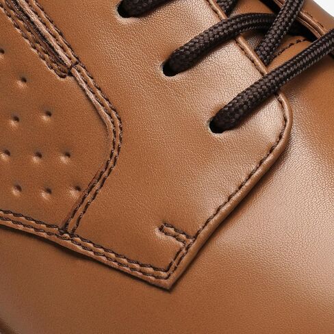 Cestfini Brown Mens Dress Sneakers Casual Dress Shoes Business Oxford Shoes Comfortable Formal Derby Office Shoes XXDX005M-RT-US-BROWN-10 in Saudi Arabia