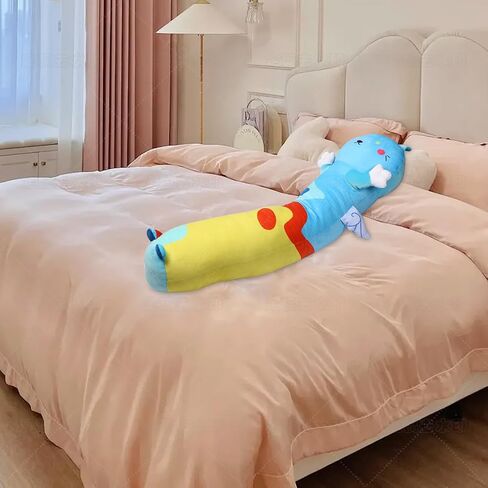 وسادة جسم قطة طويلة من القطيفة من MerryXD Kawaii، مقاس 53 بوصة، حيوانات محشوة سوداء ناعمة لطيفة، ألعاب دمى كبيرة للأطفال، هدايا مثالية للعناق، والفتيات، والصديقات، والأولاد، وأعياد الميلاد، والكريسماس، والهالوين، وعيد الحب in Kuwait