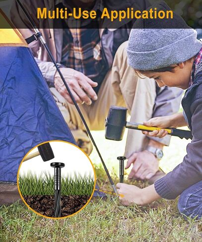 تم تصميم مسامير تثبيت المناظر الطبيعية البلاستيكية مقاس 8 بوصات من Meboyz للاستخدام مع حواف الرصف وحواجز الأعشاب والعشب الاصطناعي والمزيد. in Kuwait