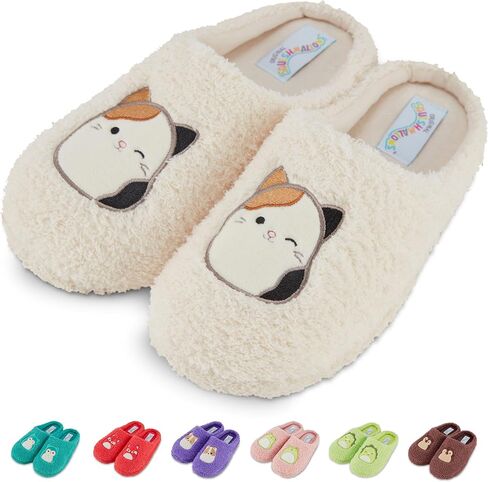 Squishmallows Kids Slippers and Womens Slippers Gifts for Women Extra Cozy Fuzzy House Slippers Slip On in Saudi Arabia