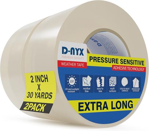 Weather Sealing Tape for Window Heavy-Duty Residue-Free RV Insulation Tape for Doors and Windows | Plastic Window Coverings for Winter | Weather Stripping Tape in Kuwait