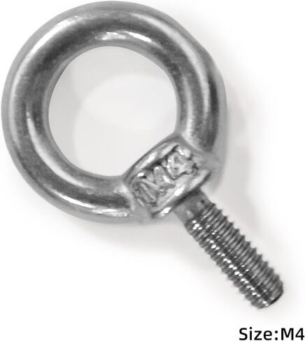 6 عبوات من مسامير حلقية من الفولاذ المقاوم للصدأ من YiJiLi ملحومة بقضيب برغي مغلق ومسامير براغي مقاومة للتآكل (M3، 304 غير القابل للصدأ) in Kuwait