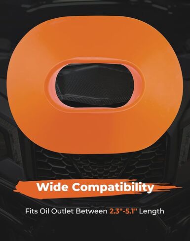 KEMIMOTO UTV Oil Funnel Foldable Oil Change Funnel Compatible with Can-am Maverick X3 Defender, Flexible Automotive Silicone Oil Funnel, Skid Plate Funnel for UTV, ATV, Cars, Motocyles and Trucks in Saudi Arabia