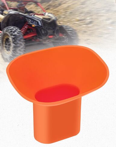 KEMIMOTO UTV Oil Funnel Foldable Oil Change Funnel Compatible with Can-am Maverick X3 Defender, Flexible Automotive Silicone Oil Funnel, Skid Plate Funnel for UTV, ATV, Cars, Motocyles and Trucks in Saudi Arabia