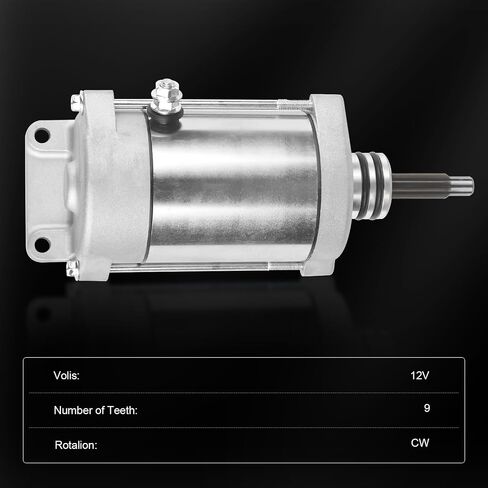 Starter Motor 4014548 Compatible with Polaris RZR 900 1000, Ranger 900 1000, General 1000, RS1, Turbo Series, RZR PRO XP, Replace# 4014548 4014037 in Saudi Arabia