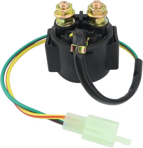 shamofeng Starter w/Bendix & Relay for GY6 47cc 49cc 50cc 60cc 80cc 100cc 4-Stroke 139QMB 139QMA 147QMD Scooter Moped ATV, for TaoTao Jonway Sunl Roketa Most Chinese Brands,Dual-Wire w/Screws & Wrench in Saudi Arabia