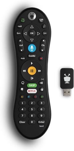 TiVo VOX Remote لترقية TiVo Roamio أو TiVo Mini مع البحث الصوتي، أسود (C00301) in Kuwait