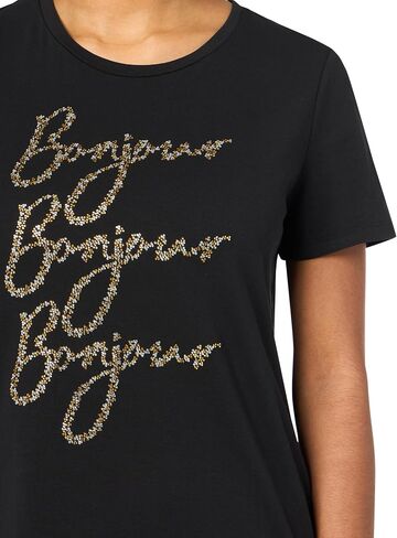 Karl Lagerfeld Paris Women's Bonjour Logo T-Shirt in Saudi Arabia