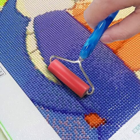 AIFUDA 17 قطعة من مجموعات أقلام اللوحات الفنية الماسية، 45 درجة مريحة 5 قطع من رؤوس الفولاذ المقاوم للصدأ و1 قطعة من أسطوانة الذهب الوردي الأحمر، أدوات إكسسوارات الرسم الفني الماسي 5D لحرف الرسم اليدوية in Kuwait