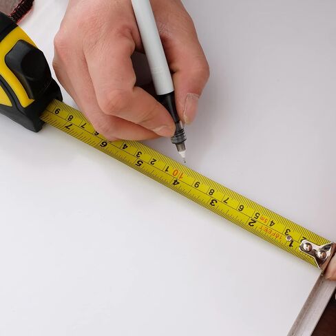Auto-Lock Measuring Tape, 16-Feet (5M) Dual Side Retractable Tape Measure, Inch/Metric Scale, MID Accuracy, for Electricians, Carpenter, Surveyors and Engineers, with Rubber Protective Casing in Saudi Arabia