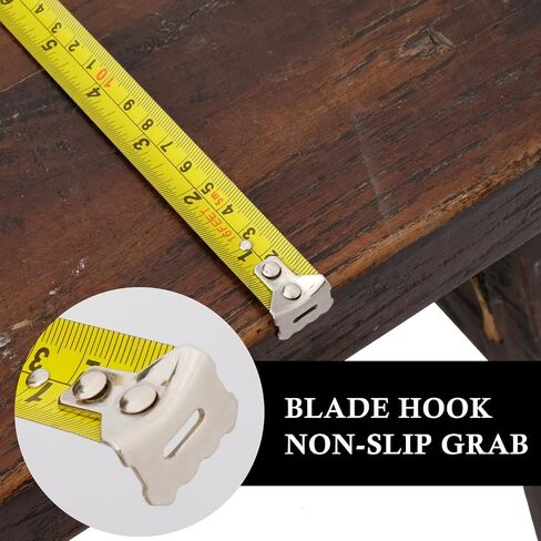 Auto-Lock Measuring Tape, 16-Feet (5M) Dual Side Retractable Tape Measure, Inch/Metric Scale, MID Accuracy, for Electricians, Carpenter, Surveyors and Engineers, with Rubber Protective Casing in Saudi Arabia