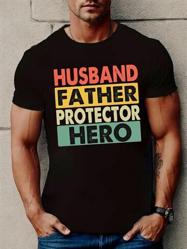 زوج حامي بطل تي شيرت الآباء يوم بلايز لأبي الأب الجدة الرجال قميص حجم M L XL XXL 3XL in Kuwait