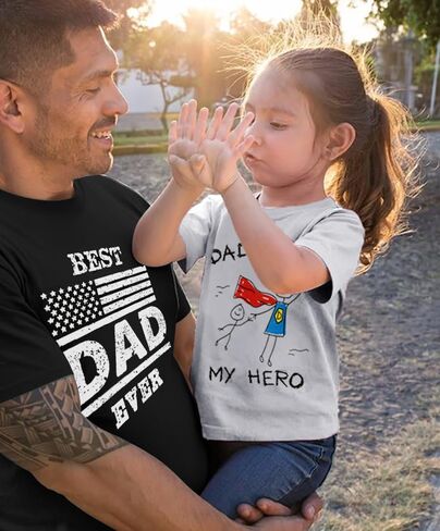 Husband Protector Hero T-Shirt Fathers Day Tops for Dad Daddy Novelty Men Shirt Size M L XL XXL 3XL in Saudi Arabia