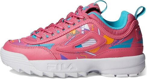 Fila Disruptor II Premium (Big Kid) Bubblegum/Scuba Blue/White 6 Big Kid M in Saudi Arabia