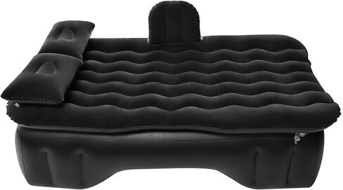 NovelBee Car Inflatable Air Mattress Back Seat Sleeping Bed with Head and One Side Pad for Extra Protection,Portable Sleeping Pad Mattress for Travel Camping in Saudi Arabia