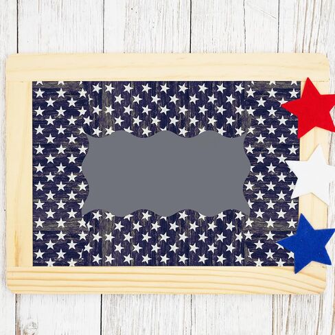 JarThenaAMCS 65.6Ft Patriotic Bulletin Board Border Vintage Stars and Stripes Die Cut Trim Border Roll for 4th of July School Classroom Office Decor, 2 Rolls in Saudi Arabia